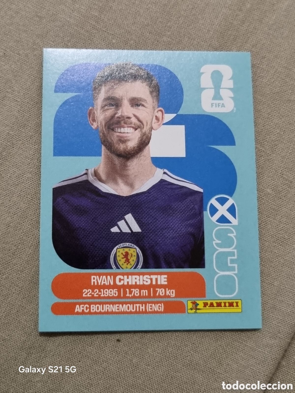 Coleccionismo Cromos antiguos: 15 - CHRISTIE , ESCOCIA FIFA WORLD CUP 2026