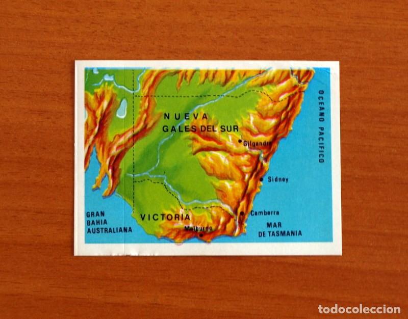 Collezionismo Figurine antiche: El M&aacute;s y el Menos -N&ordm; 160 Australia -Editorial Ruiz Romero A&ntilde;o 1975 -Cromo Nunca Pegado