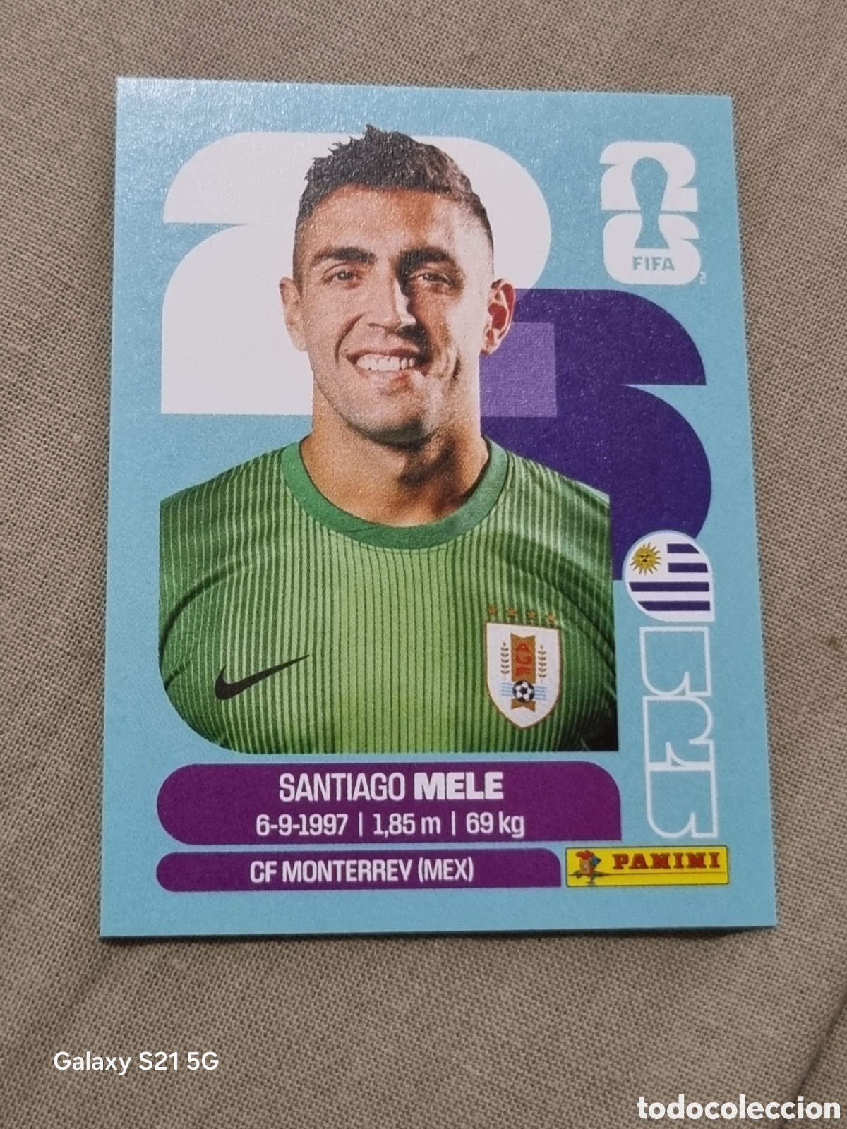 Coleccionismo Cromos antiguos: 3 - MELE , URUGUAY FIFA WORLD CUP 2026