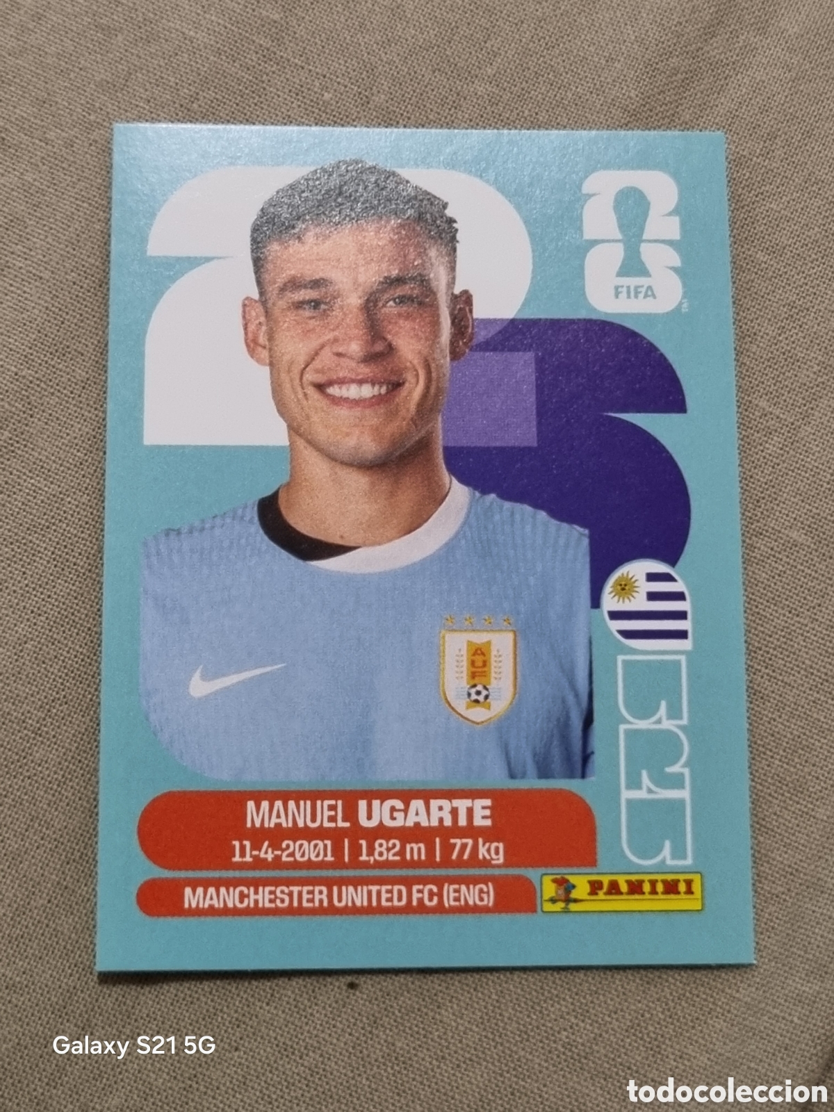 Coleccionismo Cromos antiguos: 14 - UGARTE , URUGUAY FIFA WORLD CUP 2026