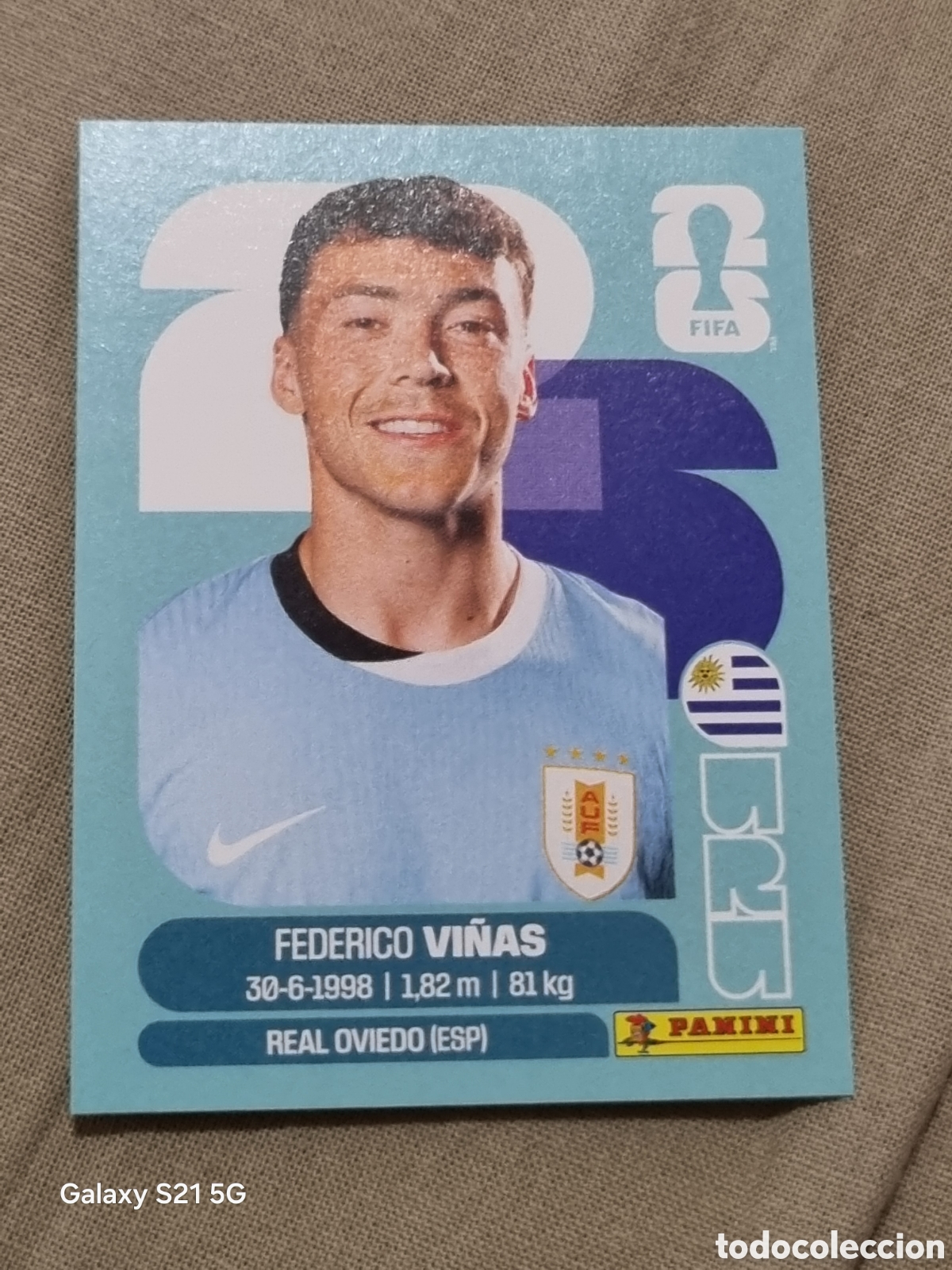 Coleccionismo Cromos antiguos: 18 - VI&Ntilde;AS , URUGUAY FIFA WORLD CUP 2026