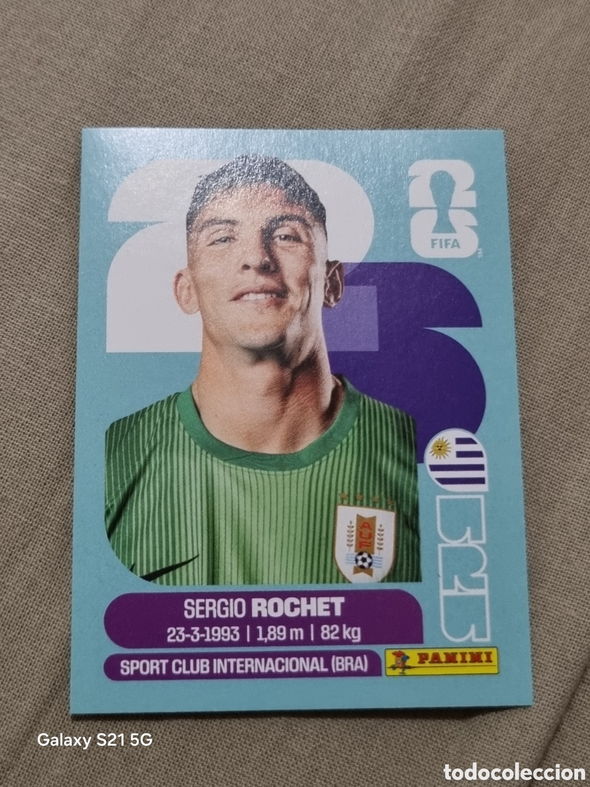 Coleccionismo Cromos antiguos: 2 - ROCHET , URUGUAY FIFA WORLD CUP 2026