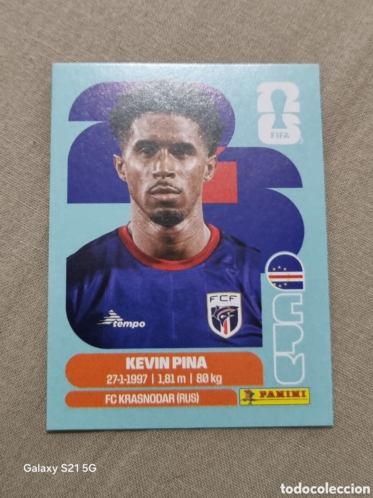 Coleccionismo Cromos antiguos: 10 - KEVIN PINA , CABO VERDE FIFA WORLD CUP 2026