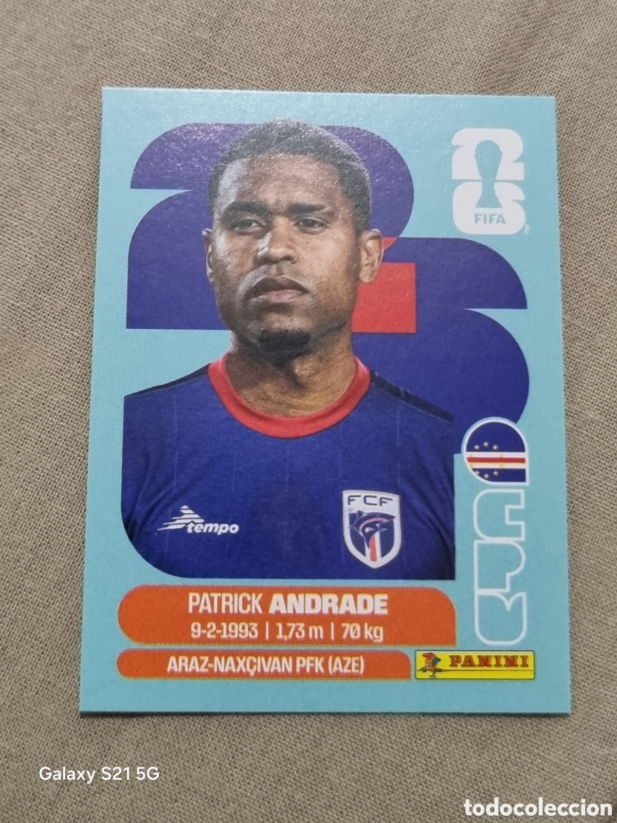 Coleccionismo Cromos antiguos: 11 - ANDRADE, CABO VERDE FIFA WORLD CUP 2026