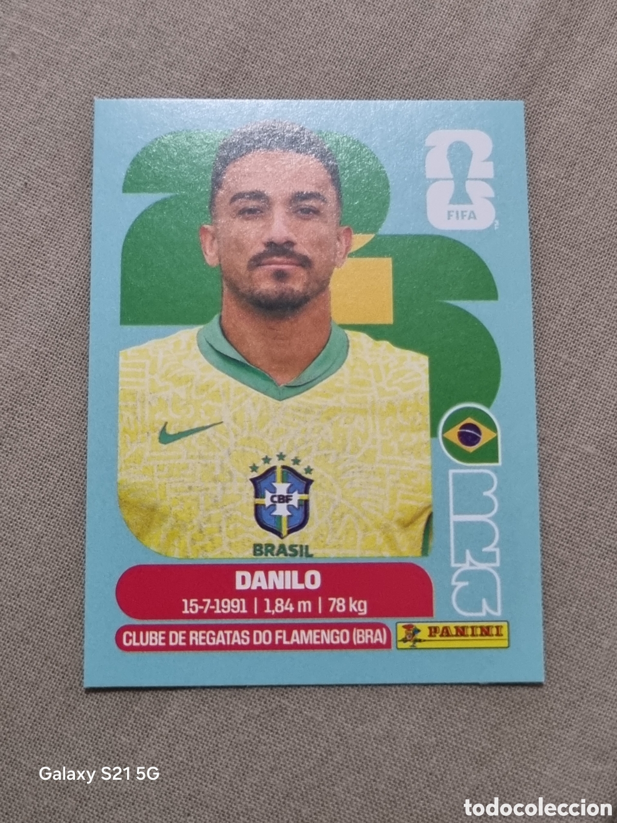 Coleccionismo Cromos antiguos: 7 - DANILO , BRASIL FIFA WORLD CUP 2026