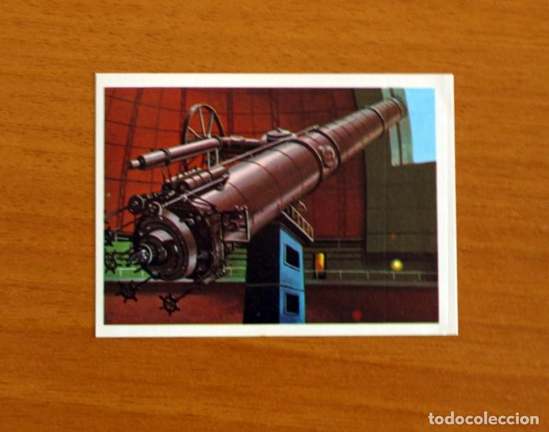 Coleccionismo Cromos antiguos: El M&aacute;s y el Menos -N&ordm; 205 Telescopio -Editorial Ruiz Romero A&ntilde;o 1975 -Cromo Nunca Pegado