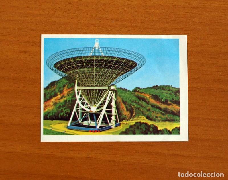 Coleccionismo Cromos antiguos: El M&aacute;s y el Menos-N&ordm; 212 Radiotelescopio -Editorial Ruiz Romero A&ntilde;o 1975-Cromo Nunca Pegado