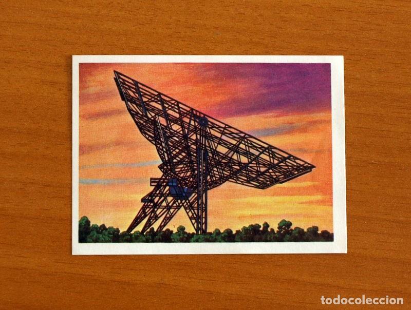 Coleccionismo Cromos antiguos: El M&aacute;s y el Menos-N&ordm; 213 Radiotelescopio de Nancy -Editorial Ruiz Romero A&ntilde;o 1975-Cromo Nunca Pegado