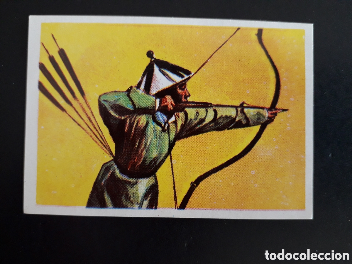 Coleccionismo Cromos antiguos: ARQUERO CHINO RAZAS HUMANAS N&deg; 34 CHOCOLATES ELGORRIAGA 1968 SIN PEGAR, PEDIDO M&Iacute;NIMO 3&euro;