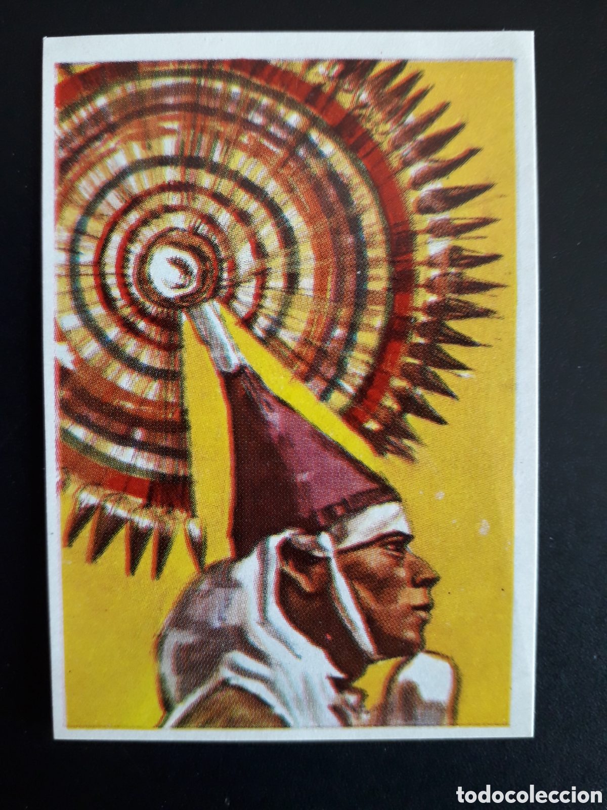 Coleccionismo Cromos antiguos: ORNAMENTOS AZTECAS RAZAS HUMANAS N&deg; 199 CHOCOLATES ELGORRIAGA 1968 SIN PEGAR, PEDIDO M&Iacute;NIMO 3&euro;