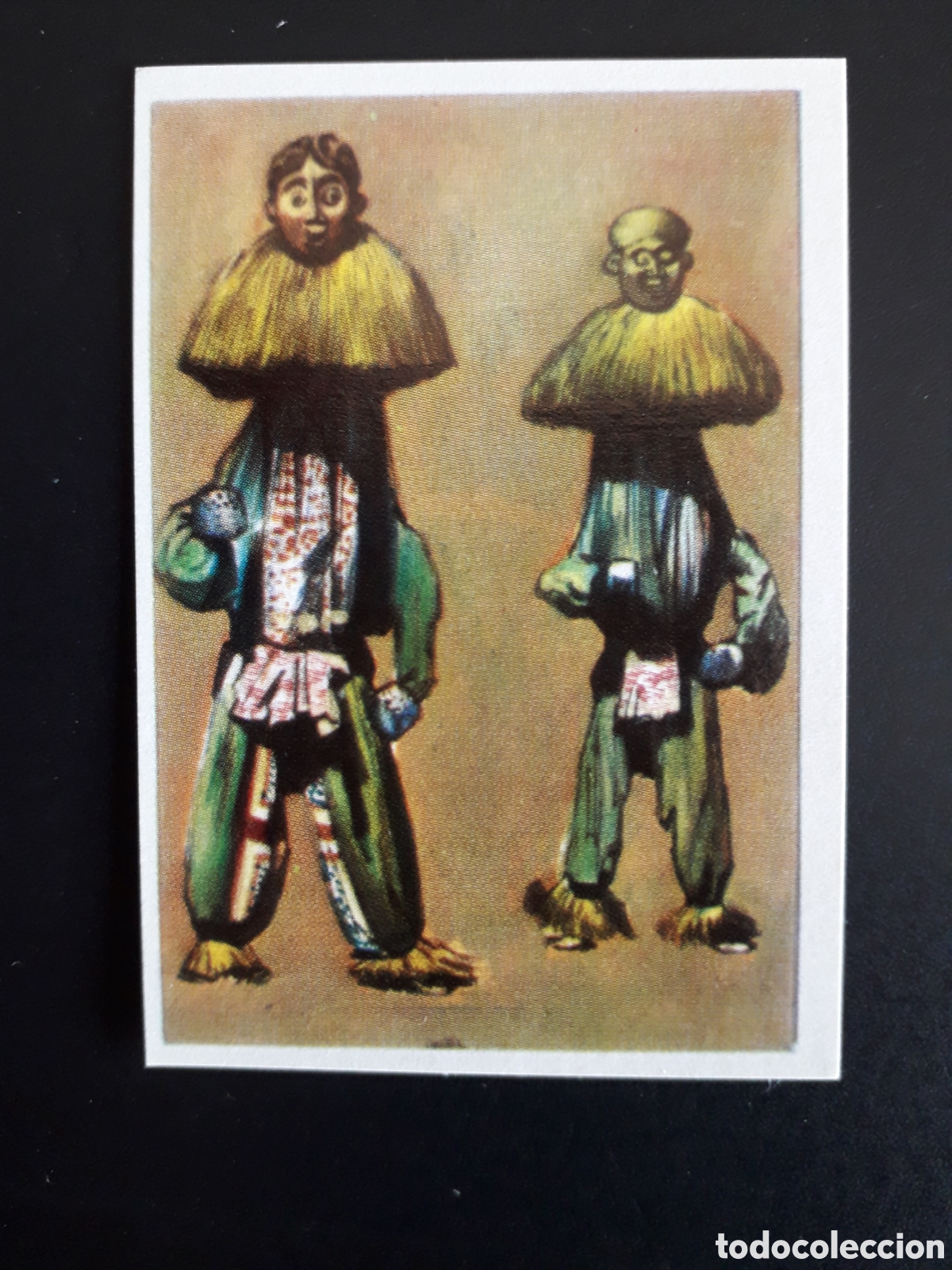 Coleccionismo Cromos antiguos: DANZA DE LOS BAMUM, RAZAS HUMANAS N&deg; 158 CHOCOLATES ELGORRIAGA 1968 SIN PEGAR, PEDIDO M&Iacute;NIMO 3&euro;