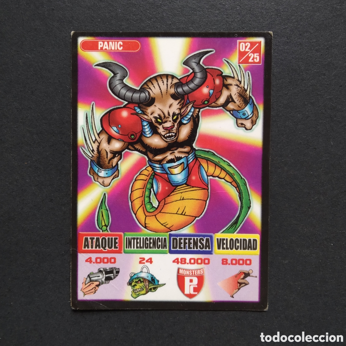Coleccionismo Cromos antiguos: CROMO - N&deg; 02/25 - PANIC - MONSTERS - KAOS, THE GAME - BOLLYCAO