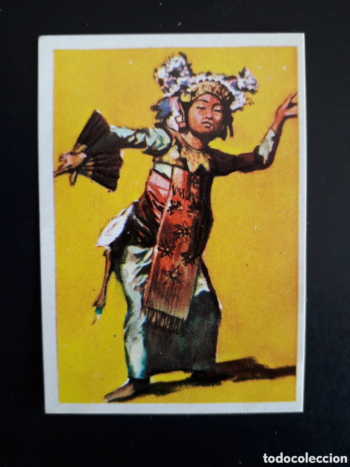 Coleccionismo Cromos antiguos: PEQUE&Ntilde;A DANZARINA, RAZAS HUMANAS N&deg; 82 CHOCOLATES ELGORRIAGA 1968 SIN PEGAR, PEDIDO M&Iacute;NIMO 3&euro;