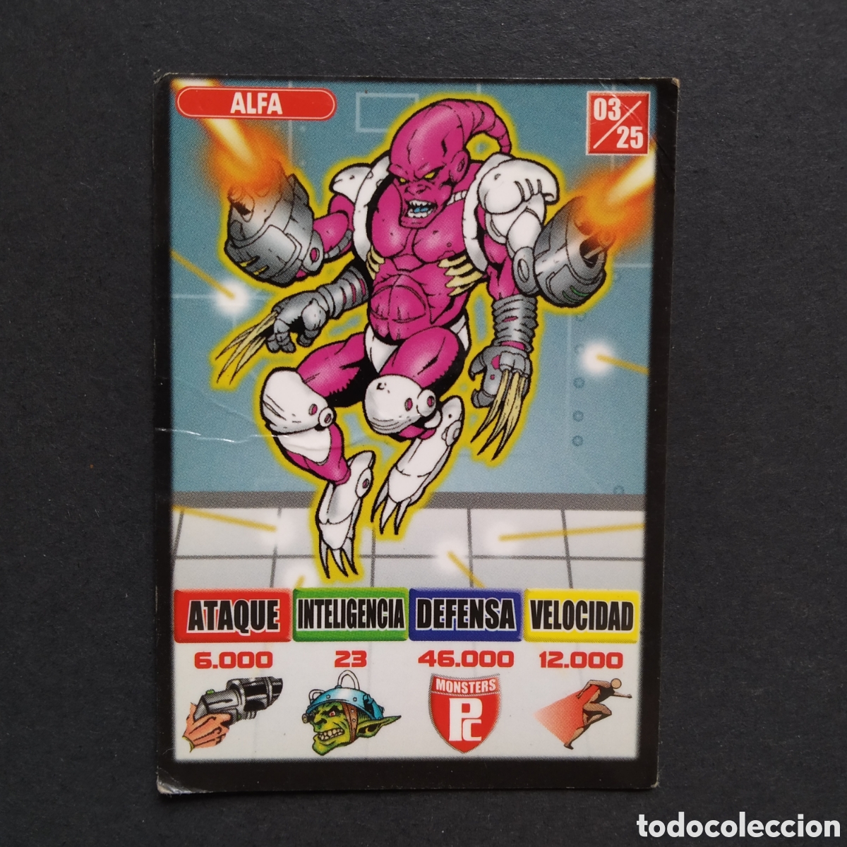 Coleccionismo Cromos antiguos: CROMO - N&deg; 03/25 - ALFA - MONSTERS - KAOS, THE GAME - BOLLYCAO