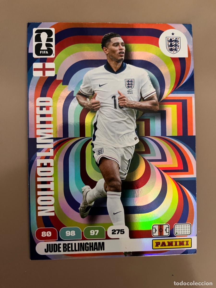 Coleccionismo Cromos antiguos: Bellingham england Inglaterra limited edition xxl adrenalyn world cup mundial 2026