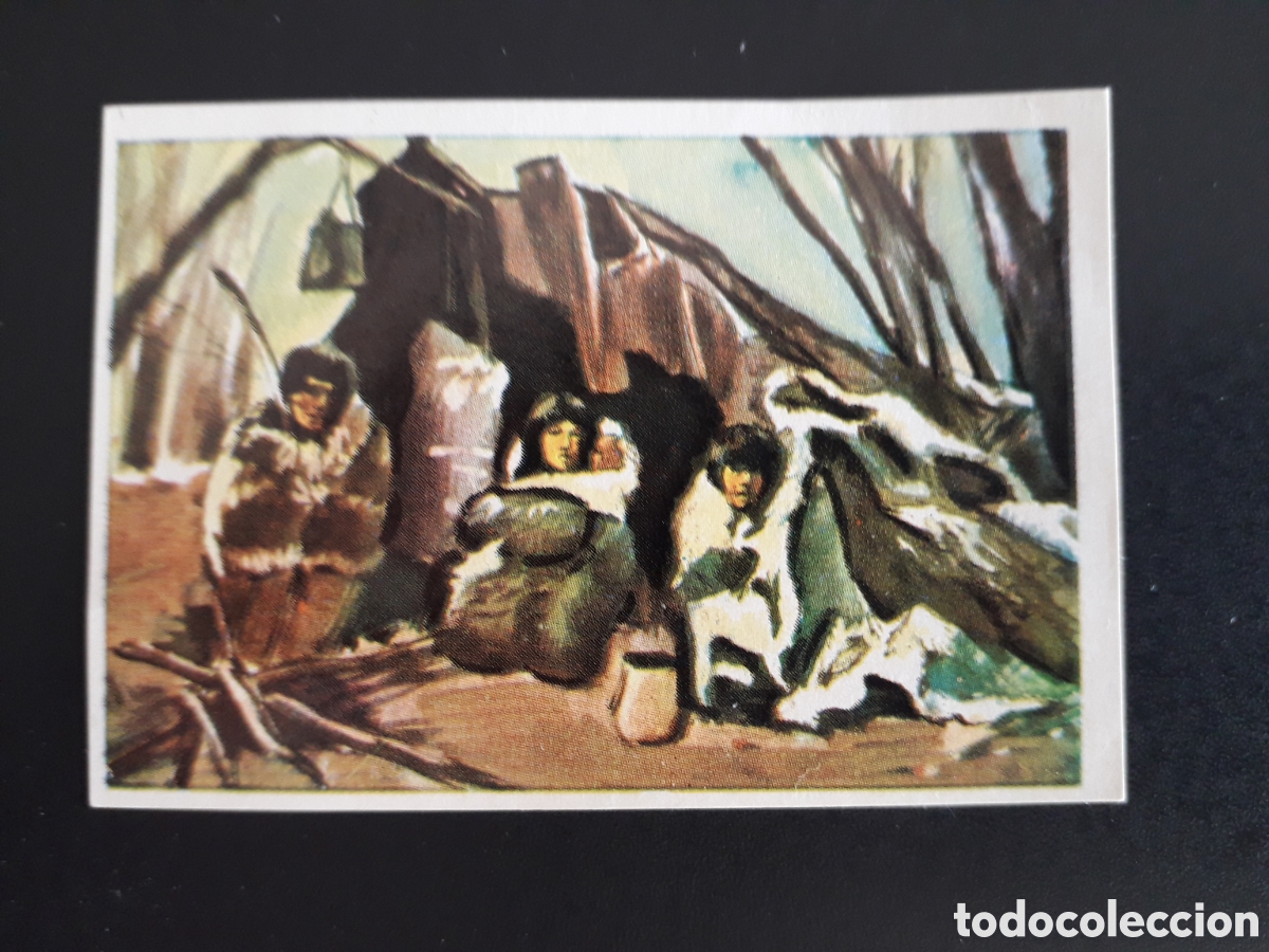 Coleccionismo Cromos antiguos: VIVIENDA ONA, RAZAS HUMANAS N&deg; 219 CHOCOLATES ELGORRIAGA 1968 SIN PEGAR, PEDIDO M&Iacute;NIMO 3&euro;