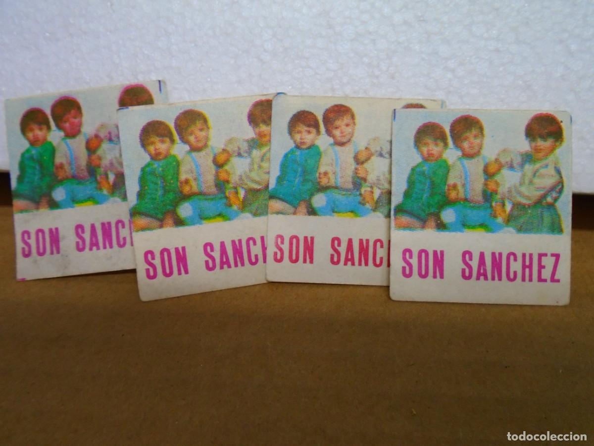 Coleccionismo Cromos antiguos: CROMOS/PIPAS SON SANCHEZ,A&Ntilde;OS 60/LOTE DE 4 CROMOS REUNIENDO LA FRASE.
