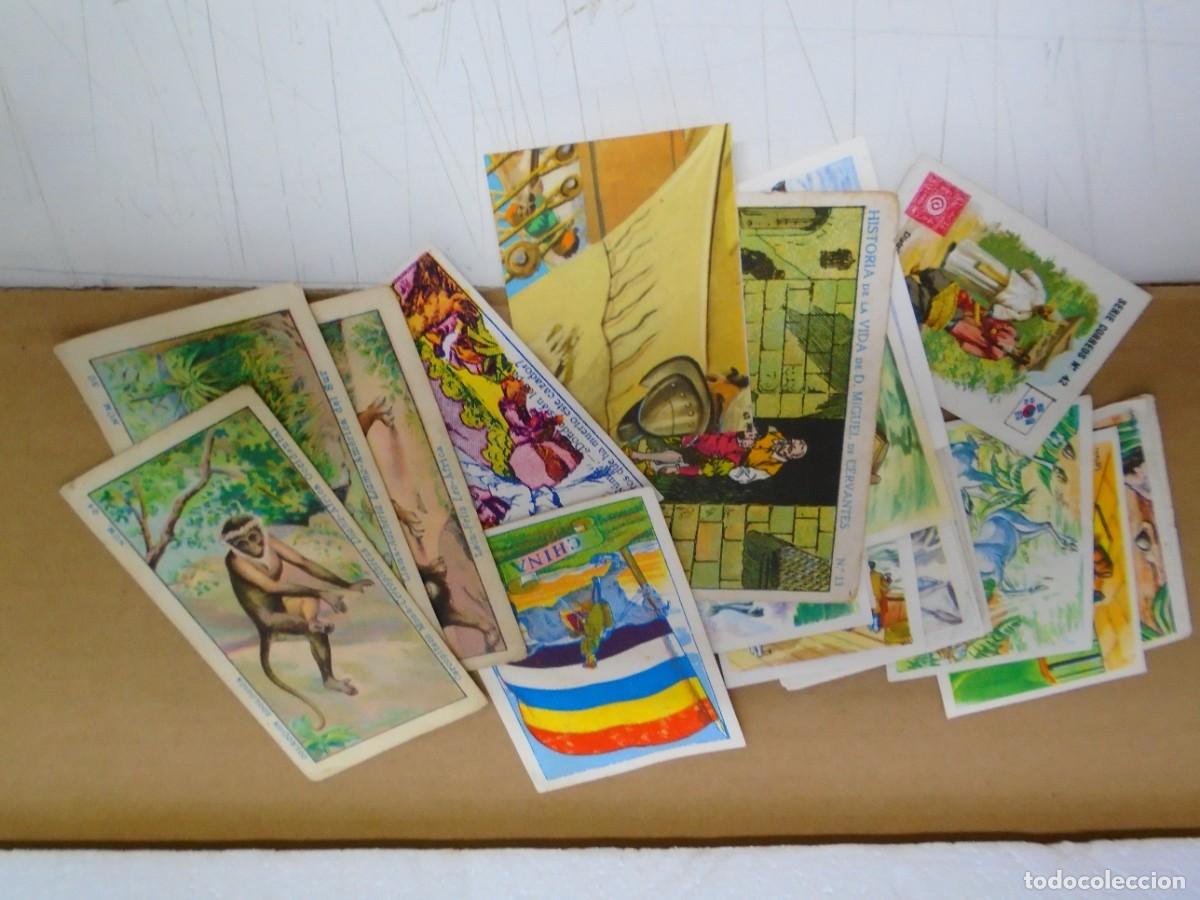 Coleccionismo Cromos antiguos: CROMOS/CHOCOLATES DE VILLAJOYOSA(ALICANTE)VARIAS MARCAS/LOTE DE 26 CROMOS.