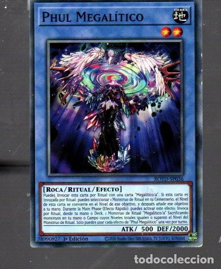 Coleccionismo Cromos antiguos: CROMO DE KONAMI YU GI OH DEL A&Ntilde;O 2020 PHUL MEGAL&Iacute;TICO