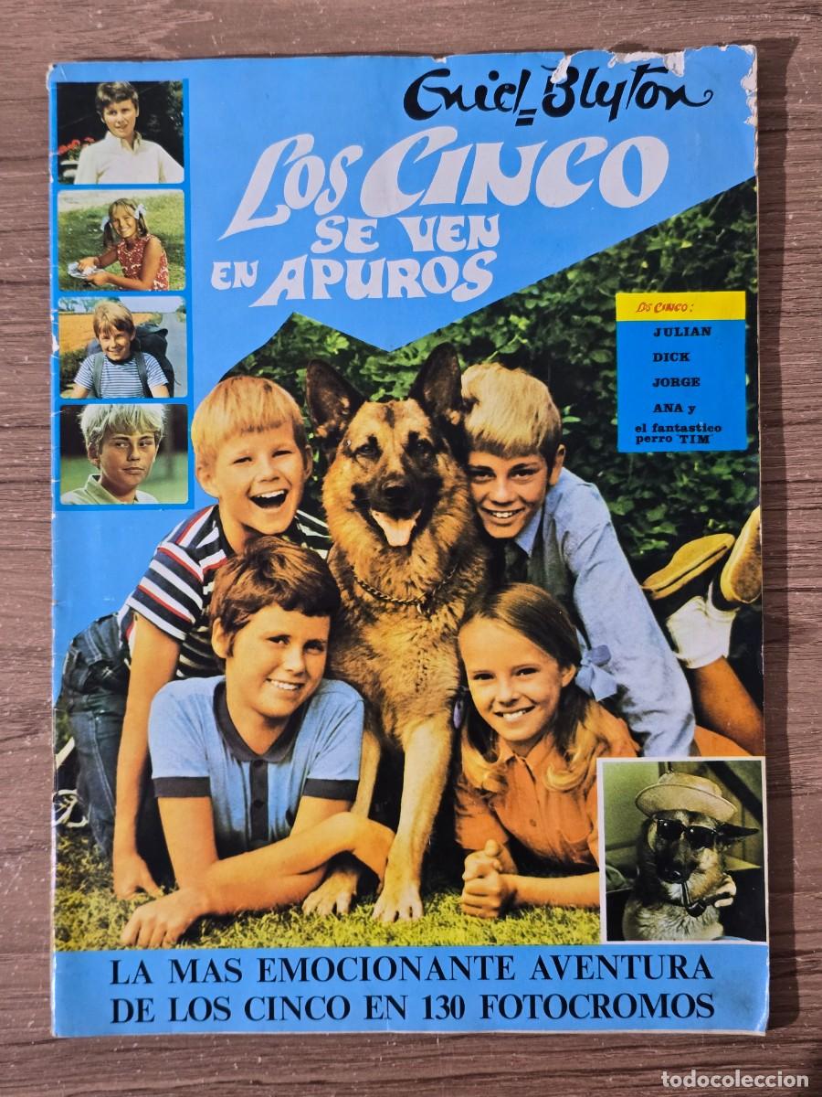 Coleccionismo Cromos antiguos: Lote Completo - Los 5 Se Ven En Apuros - 130 Fotocromos. Enid Blyton. 1972