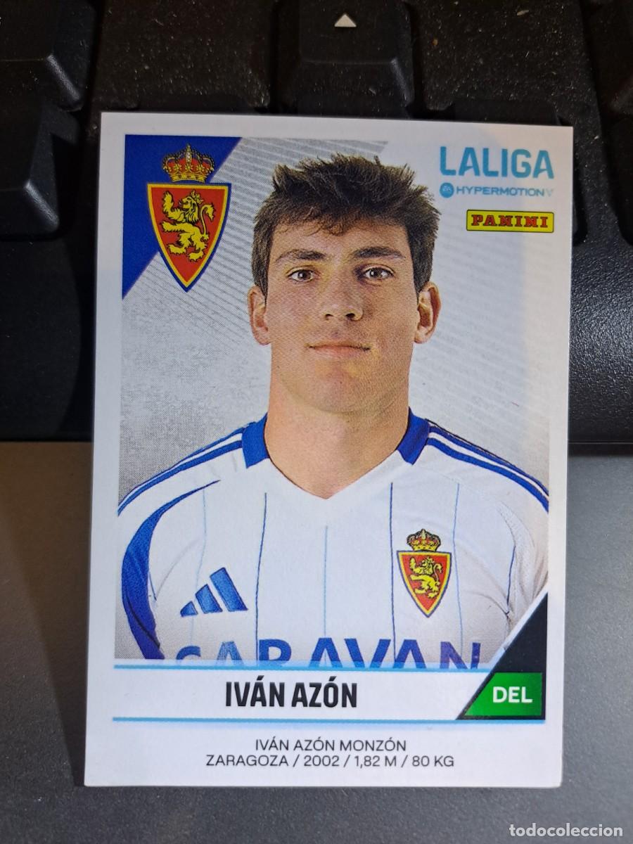 Coleccionismo Cromos antiguos: CROMO IVAN AZON 416 ZARAGOZA LA LIGA HYPERMOTION 2024 2025 24 25 PANINI NUNCA PEGADO