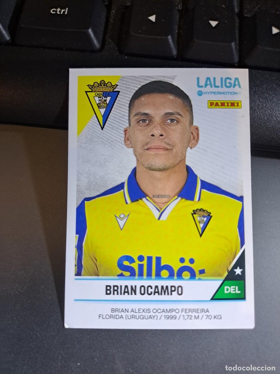 Coleccionismo Cromos antiguos: CROMO BRIAN OCAMPO 74 A 74A CADIZ LA LIGA HYPERMOTION 2024 2025 24 25 PANINI NUNCA PEGADO