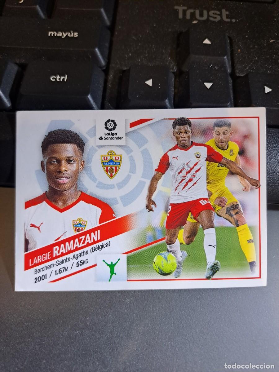 Colecionismo Cromos antigos: CROMO RAMAZANI 18 ALMERIA LIGA 2022 2023 22 23 ESTE PANINI NUNCA PEGADO