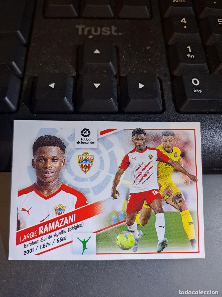 Colecionismo Cromos antigos: CROMO RAMAZANI 18 ALMERIA LIGA 2022 2023 22 23 ESTE PANINI NUNCA PEGADO