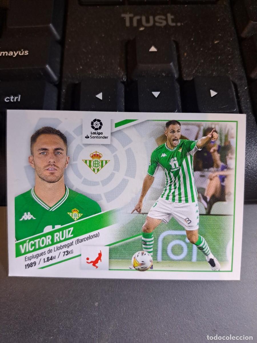Coleccionismo Cromos antiguos: CROMO VICTOR RUIZ 8 BETIS LIGA 2022 2023 22 23 ESTE PANINI NUNCA PEGADO