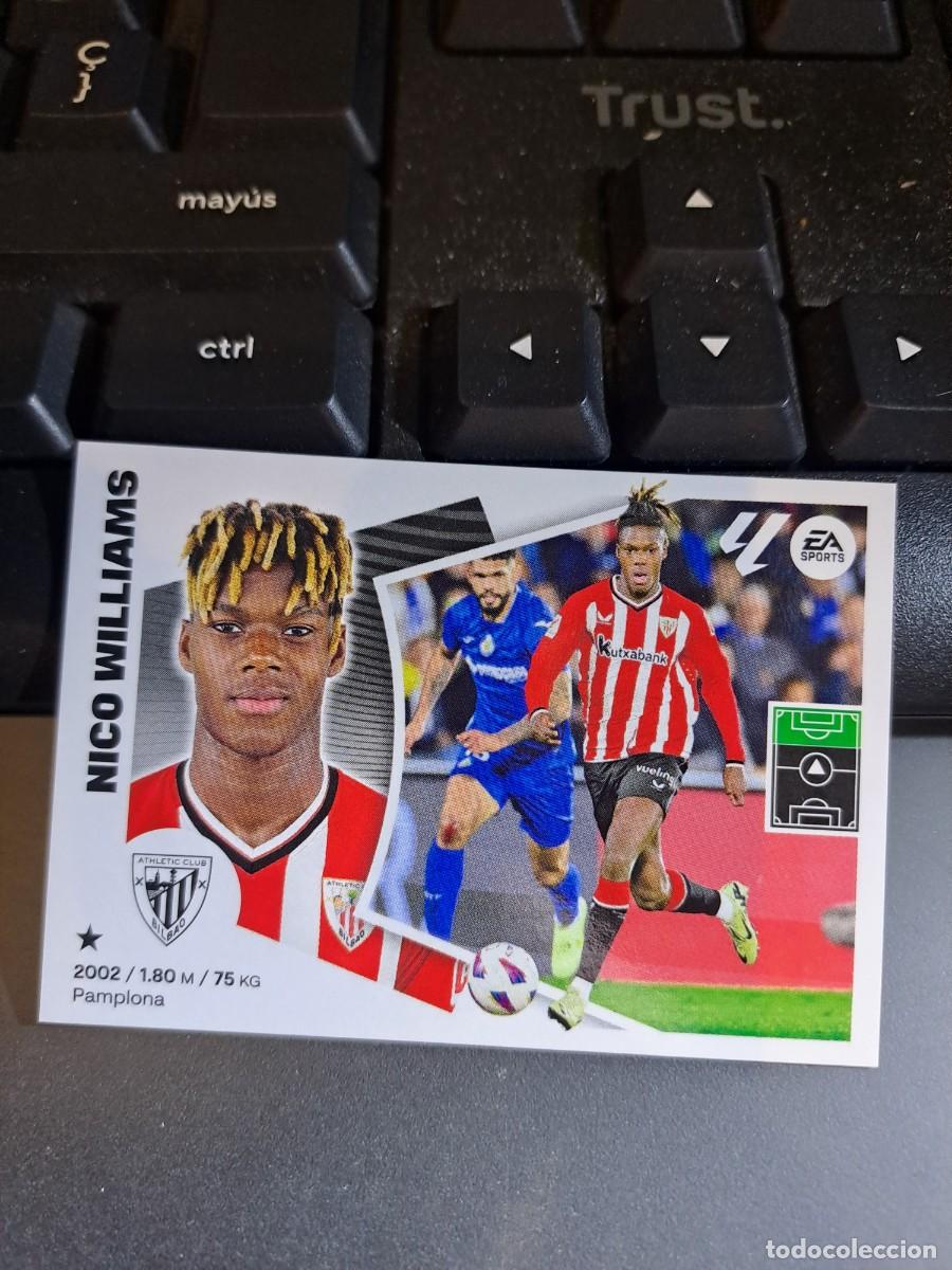 Coleccionismo Cromos antiguos: CROMO NICO WILLIAMS 18 ATHLETIC CLUB DE BILBAO LIGA 2024 2025 24 25 ESTE PANINI NUNCA PEGADO
