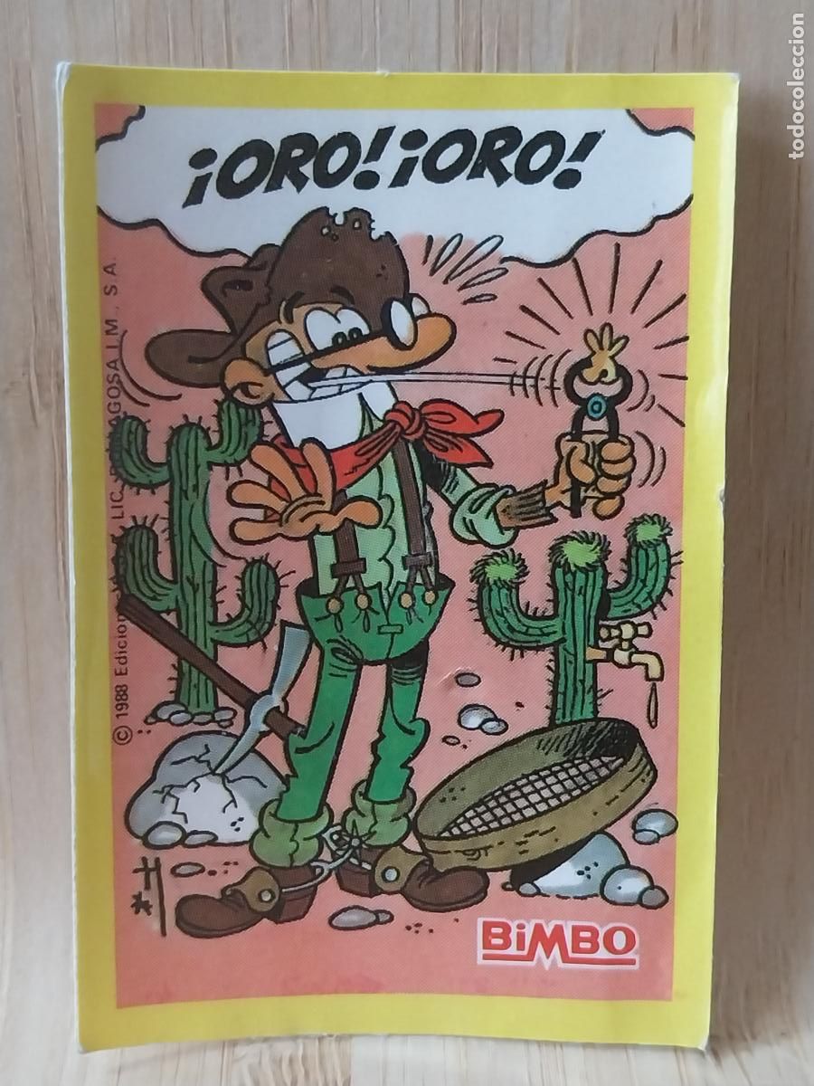 Coleccionismo Cromos antiguos: MORTADELO FILEMON BIMBO 1988 ESTRELLAS COMIC CHISTEPEGATINAS CROMO 15 SIN PEGAR NUNCA ORIGINAL