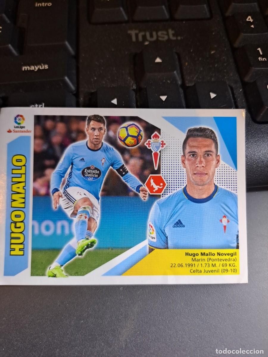 Coleccionismo Cromos antiguos: CROMO HUGO MALLO 3 CELTA DE VIGO LIGA 2017 2018 17 18 ESTE PANINI NUNCA PEGADO