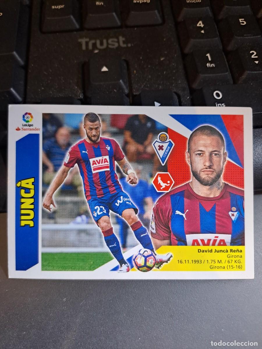 Coleccionismo Cromos antiguos: CROMO JUNCA 7 B 7B EIBAR LIGA 2017 2018 17 18 ESTE PANINI NUNCA PEGADO