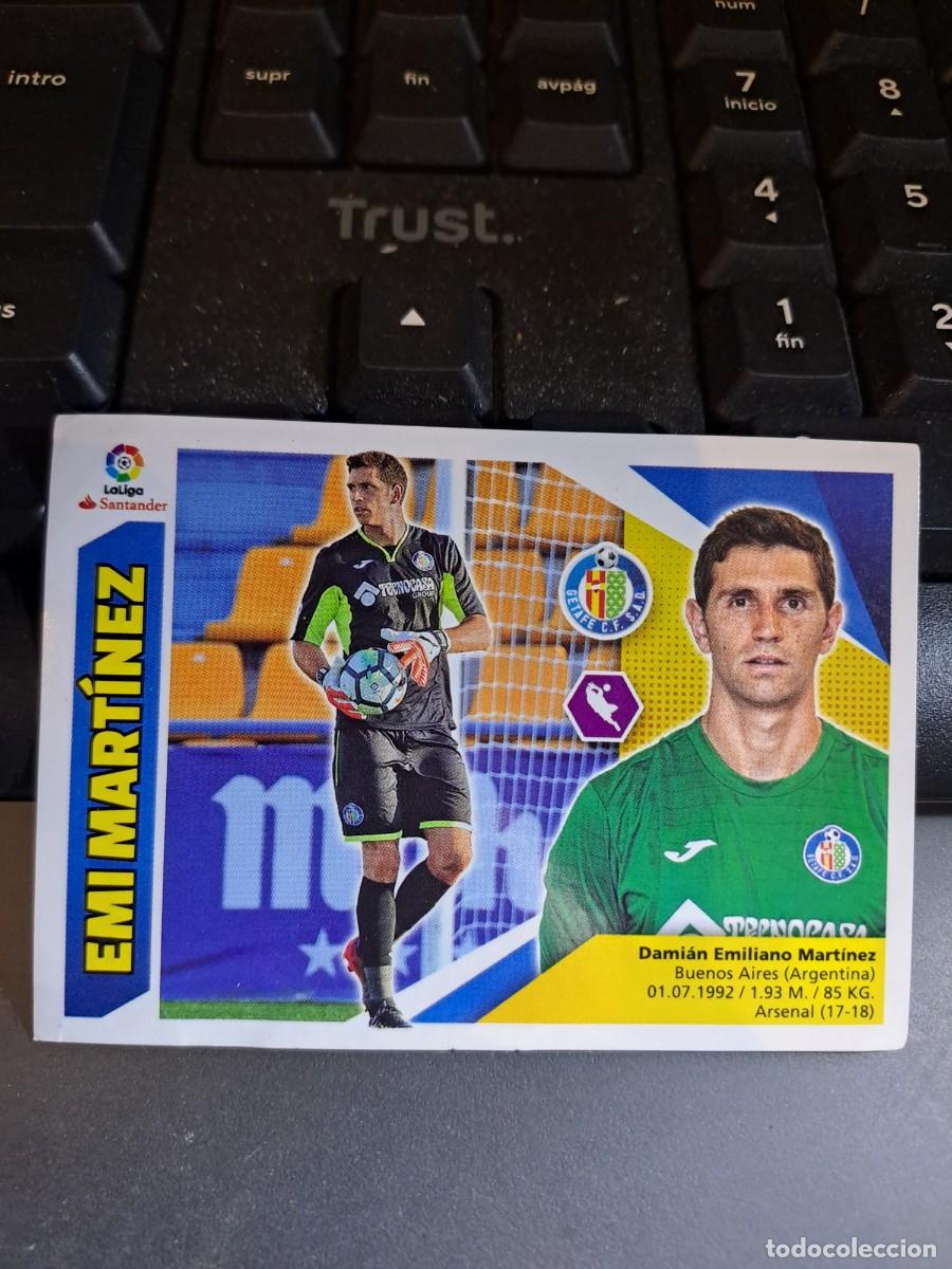 Coleccionismo Cromos antiguos: CROMO EMI MARTINEZ 2 GETAFE LIGA 2017 2018 17 18 ESTE PANINI NUNCA PEGADO