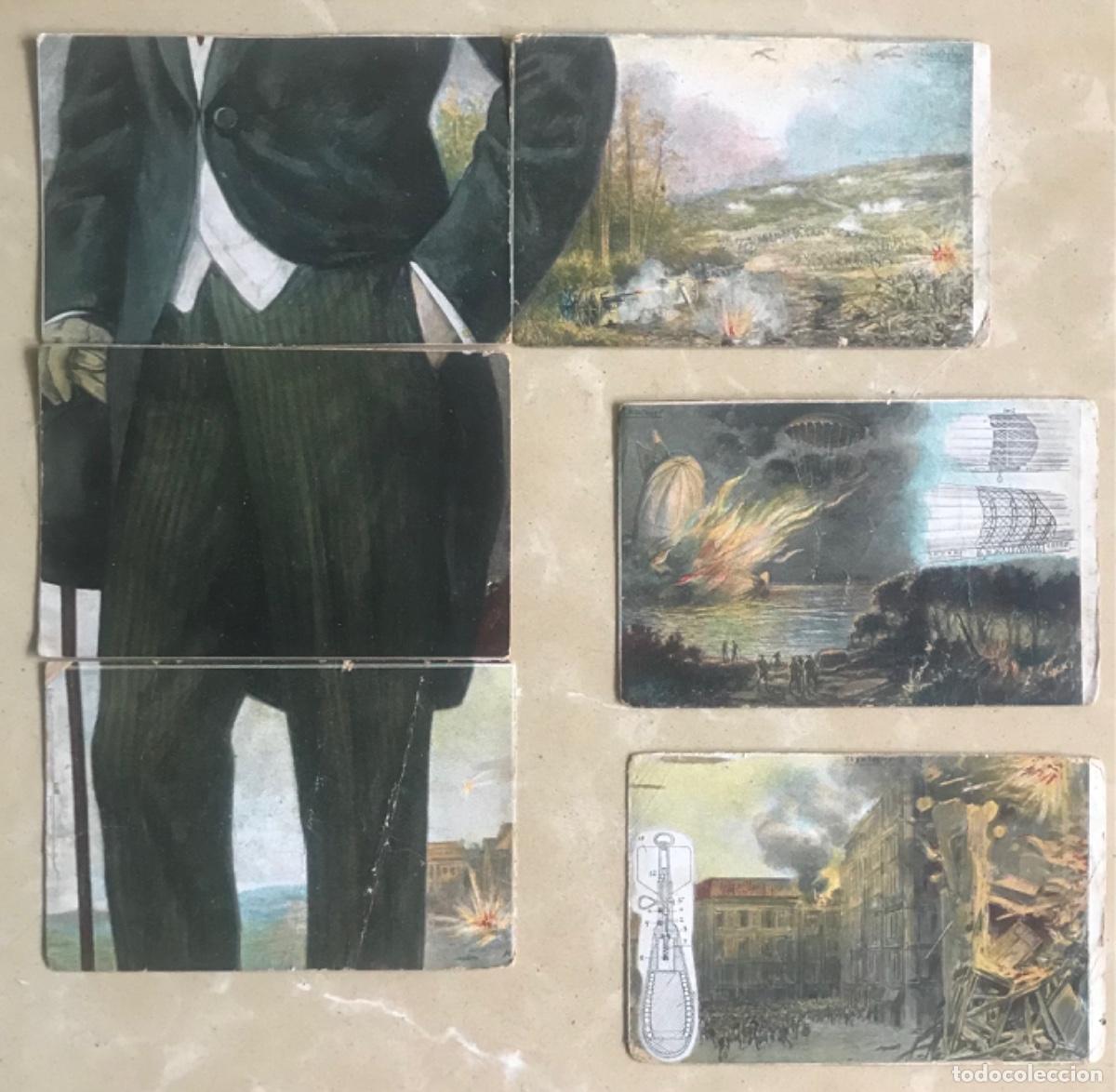 Coleccionismo Cromos antiguos: 6 CROMOS - AEROPLANOS - CHOCOLATES JAIME BOIX, BARCELONA - Leer descripci&oacute;n