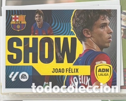 Coleccionismo Cromos antiguos: JOAO FELIX ADN SHOW Liga este 24/25