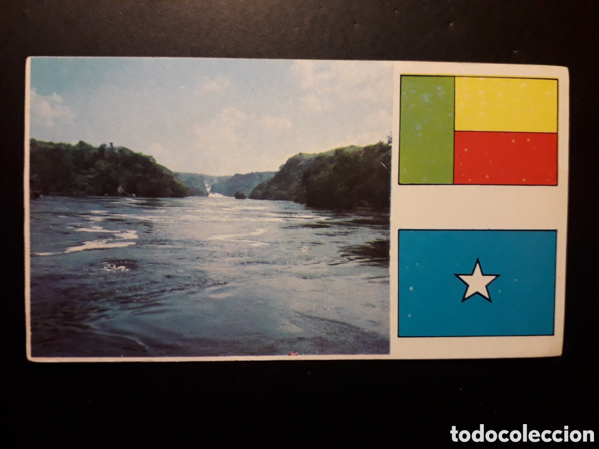 Coleccionismo Cromos antiguos: R&Iacute;O NILO, &Aacute;FRICA EL MUNDO CONTINENTES, BANDERAS N&deg; 32 LECHE RAM SIN PEGAR, PEDIDO M&Iacute;NIMO 3&euro;