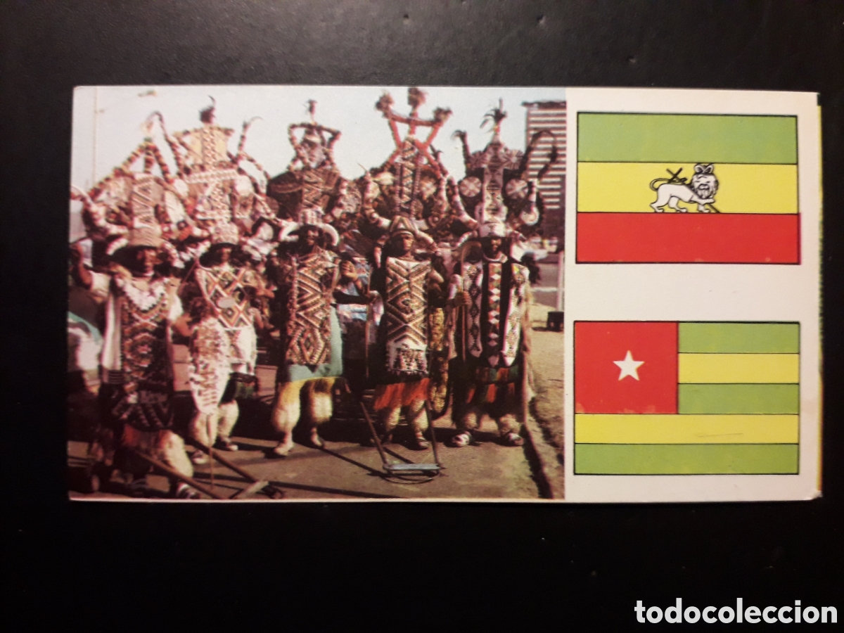 Coleccionismo Cromos antiguos: DURBAN, &Aacute;FRICA EL MUNDO CONTINENTES, BANDERAS N&deg; 33 LECHE RAM SIN PEGAR, PEDIDO M&Iacute;NIMO 3&euro;