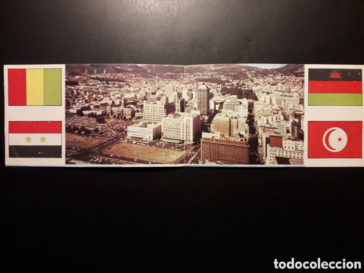 Coleccionismo Cromos antiguos: CIUDAD DEL CABO, &Aacute;FRICA EL MUNDO CONTINENTES, BANDERAS N&deg; 37 (DOBLE) LECHE RAM PEDIDO M&Iacute;NIMO 3&euro;