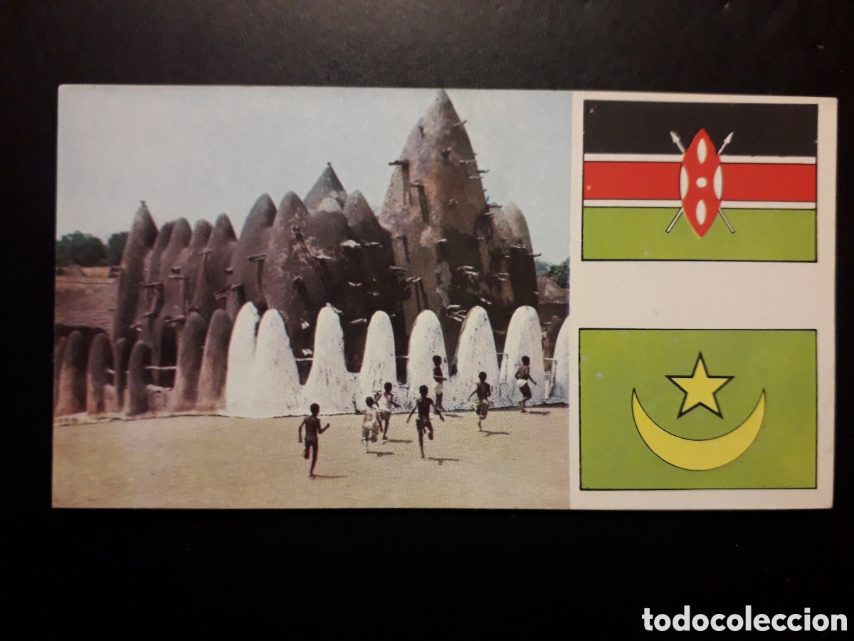 Coleccionismo Cromos antiguos: COSTA DE MARFIL, &Aacute;FRICA EL MUNDO CONTINENTES, BANDERAS N&deg; 46 LECHE RAM SIN PEGAR, PEDIDO M&Iacute;NIMO 3&euro;