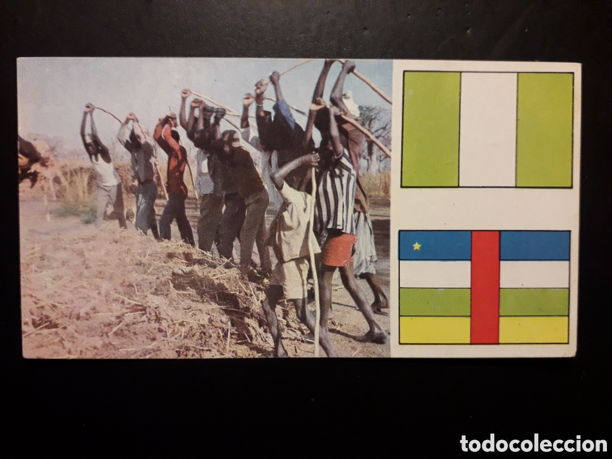 Coleccionismo Cromos antiguos: SENEGAL, MIJO &Aacute;FRICA EL MUNDO CONTINENTES, BANDERAS N&deg; 66 LECHE RAM SIN PEGAR, PEDIDO M&Iacute;NIMO 3&euro;