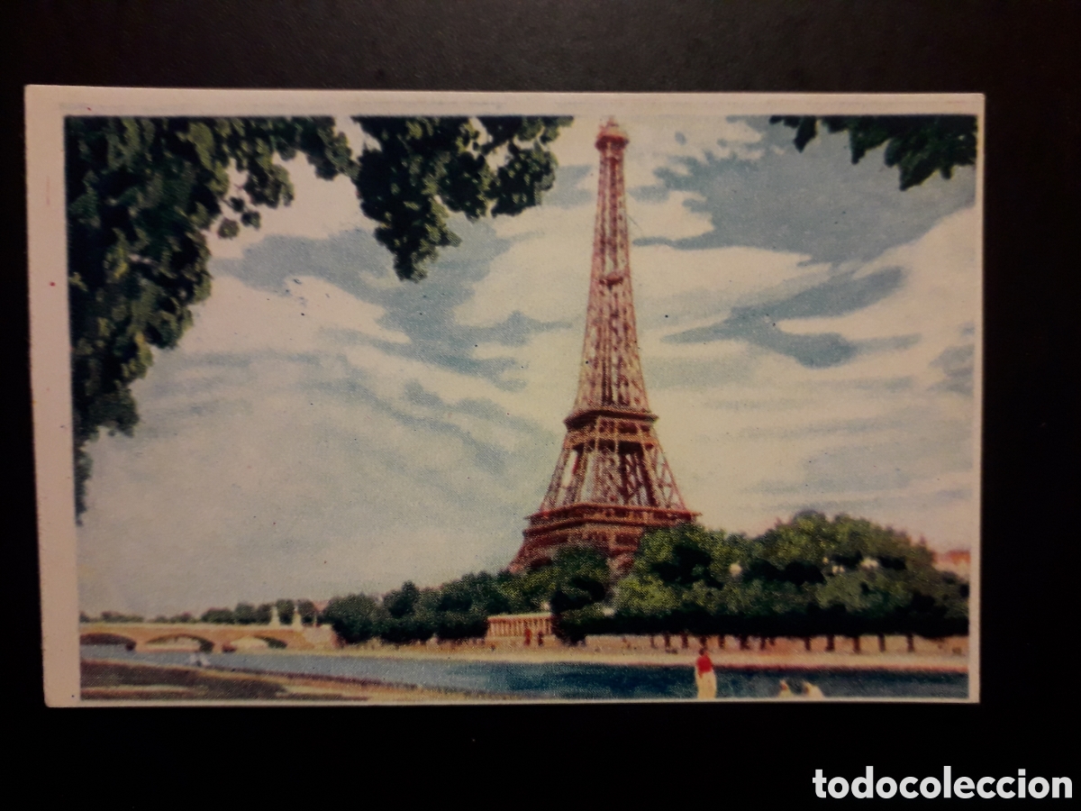 Coleccionismo Cromos antiguos: PAR&Iacute;S FRANCIA TORRE EIFFEL LA VUELTA AL MUNDO EN OCHENTA D&Iacute;AS. AMATLLER CINE N&deg; 4 PEDIDO M&Iacute;NIMO 3&euro;.