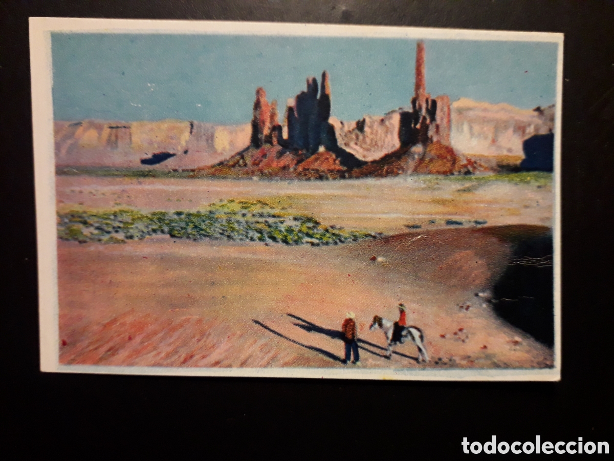 Coleccionismo Cromos antiguos: USA, MONUMENT VALLEY LA VUELTA AL MUNDO EN OCHENTA D&Iacute;AS. AMATLLER CINE N&deg; 59 SIN PEG PEDIDO M&Iacute;NIM 3&euro;