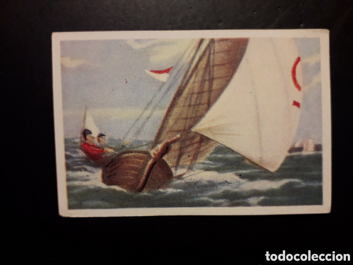 Coleccionismo Cromos antiguos: REGATAS VELA, JUEGOS OL&Iacute;MPICOS AMATLLER N&deg; 13 SIN PEGAR PEDIDO M&Iacute;NIMO 3&euro;