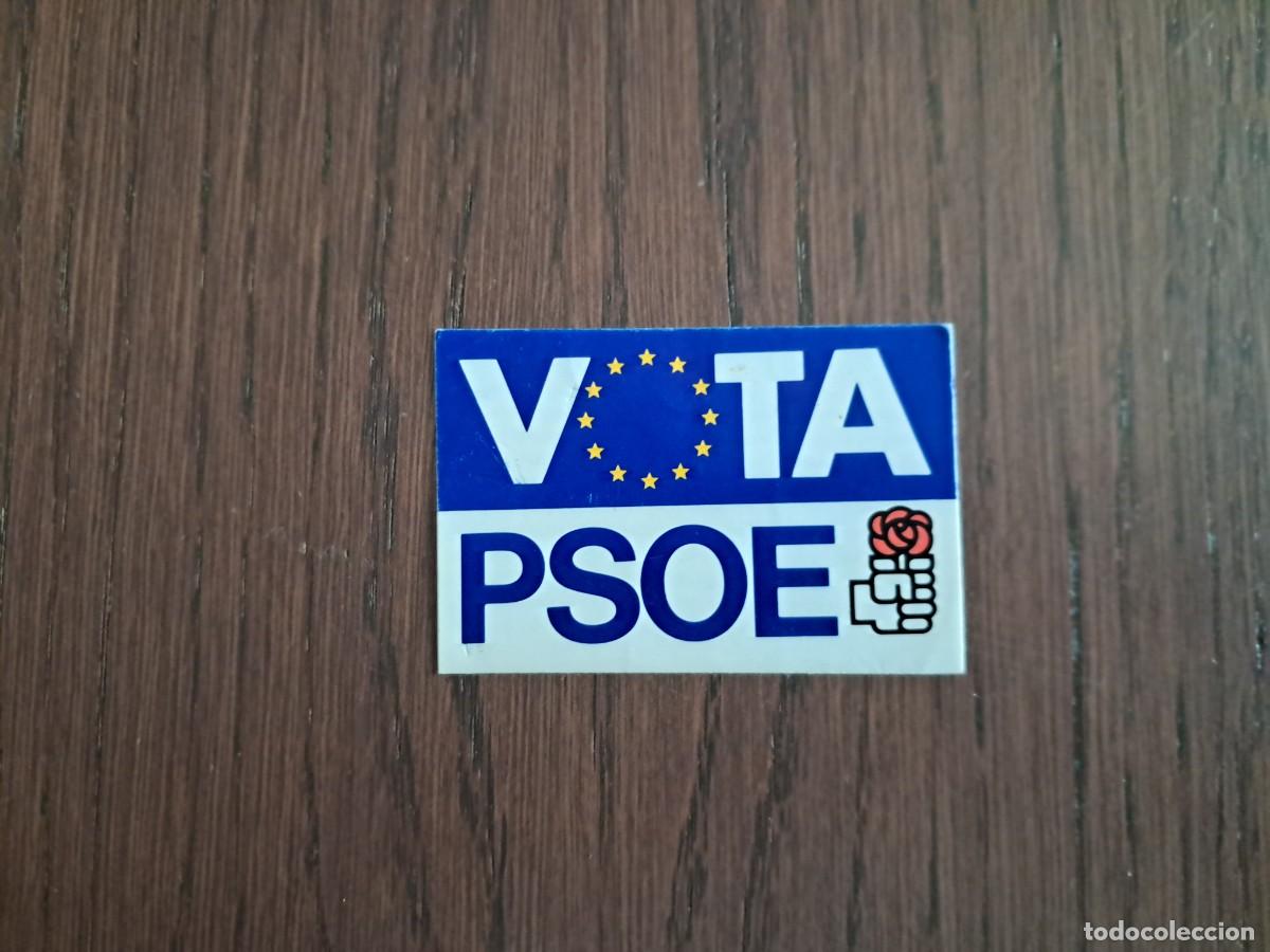 Coleccionismo Cromos antiguos: peque&ntilde;a de pol&iacute;tica, vota PSOE.