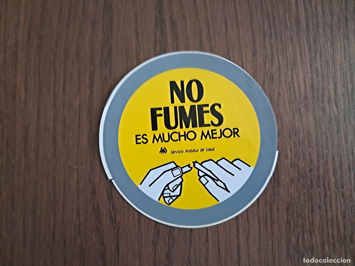 Coleccionismo Cromos antiguos: pegatina, servicio andaluz de salud, no fumes, es mucho mejor. campa&ntilde;a anti-tabaco.