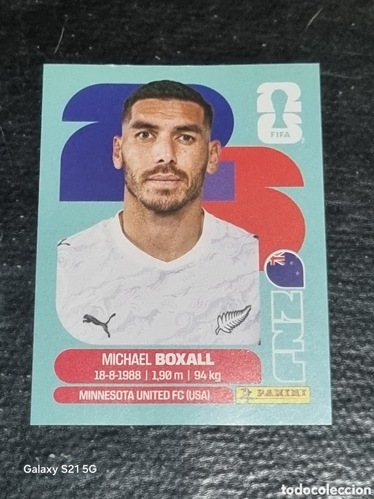 Coleccionismo Cromos antiguos: 4 - BOXALL , NUEVA ZELANDA FIFA WORLD CUP 2026