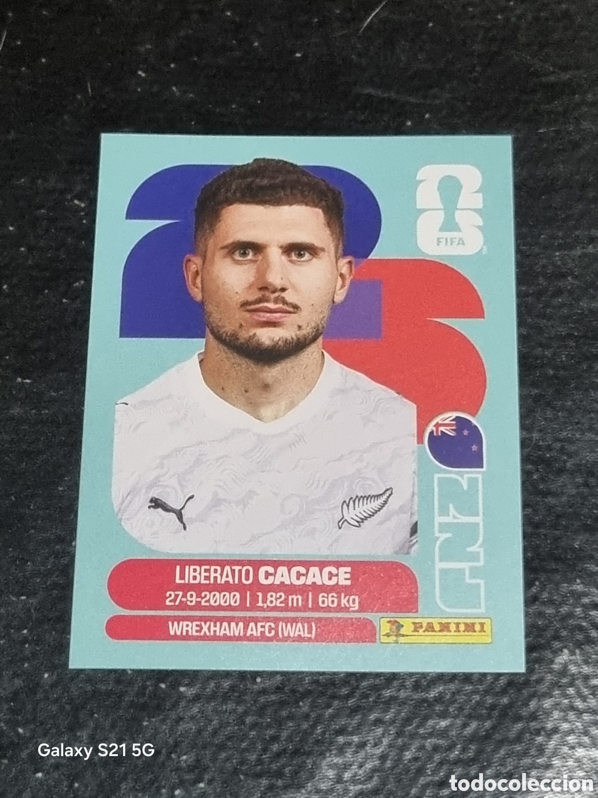 Coleccionismo Cromos antiguos: 5 - CACACE , NUEVA ZELANDA FIFA WORLD CUP 2026