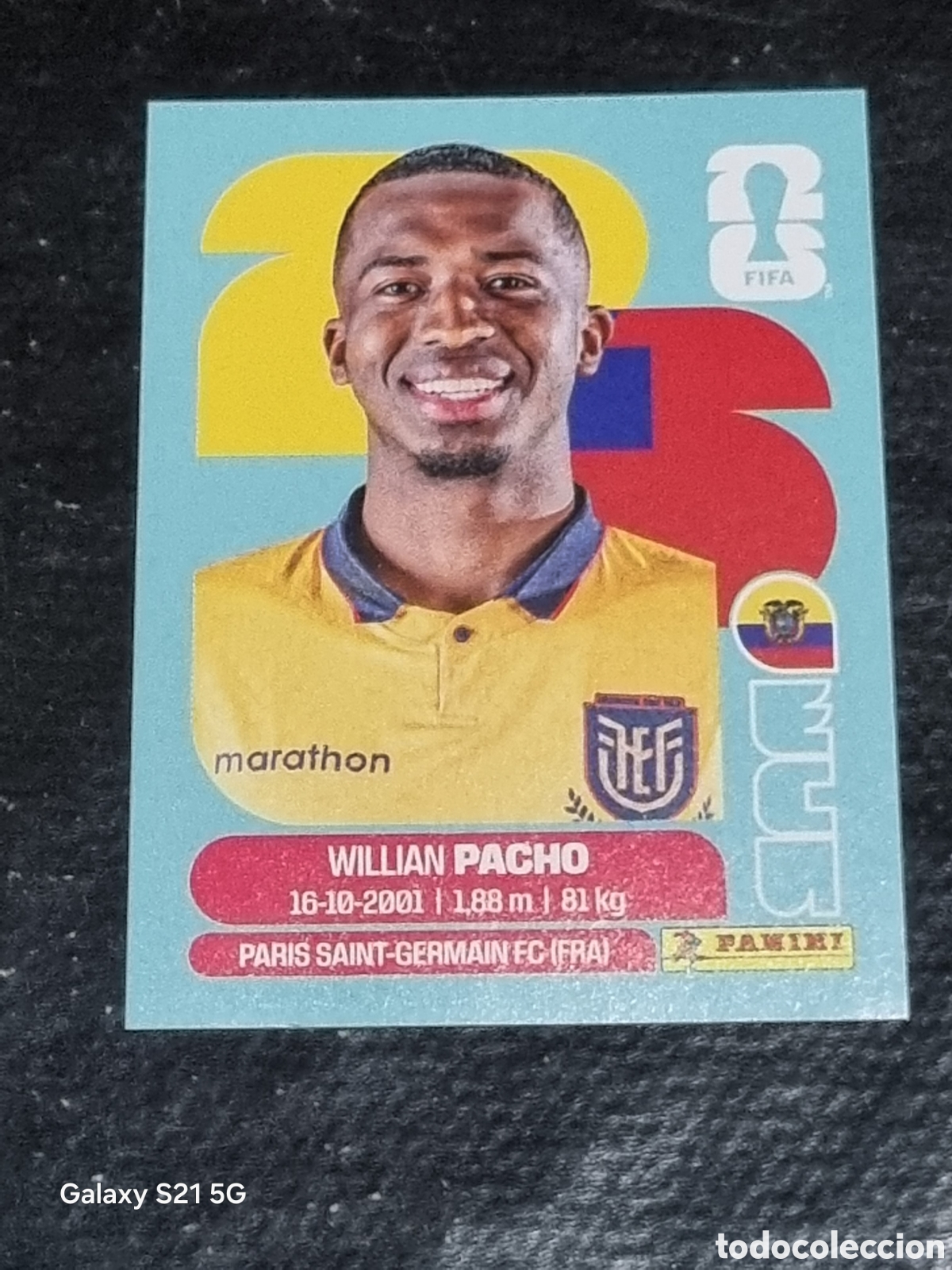 Coleccionismo Cromos antiguos: 6 - PACHO , ECUADOR FIFA WORLD CUP 2026