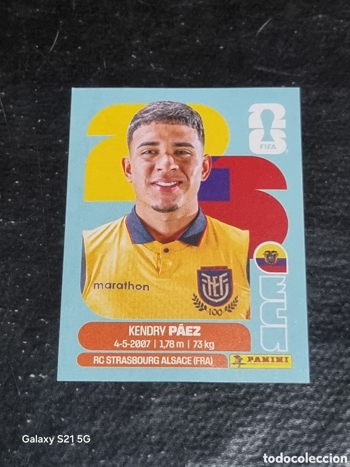 Coleccionismo Cromos antiguos: 11 - PAEZ , ECUADOR FIFA WORLD CUP 2026